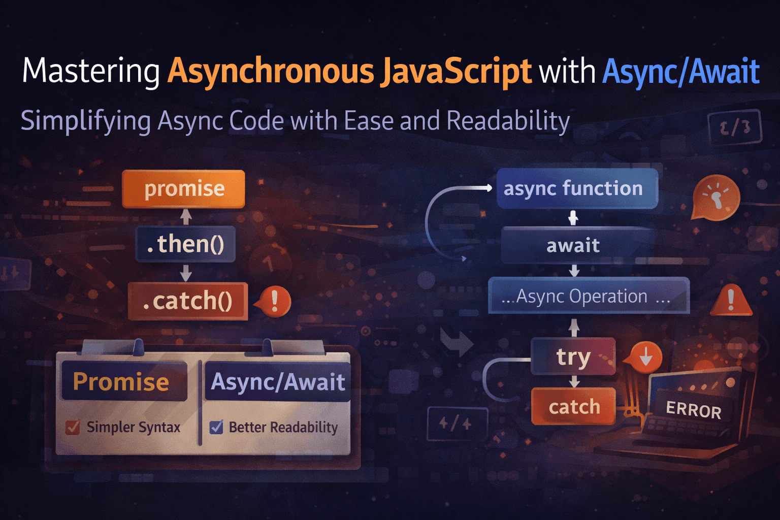 Async/Await in JavaScript: Writing Asynchronous Code That Reads Like Synchronous Code