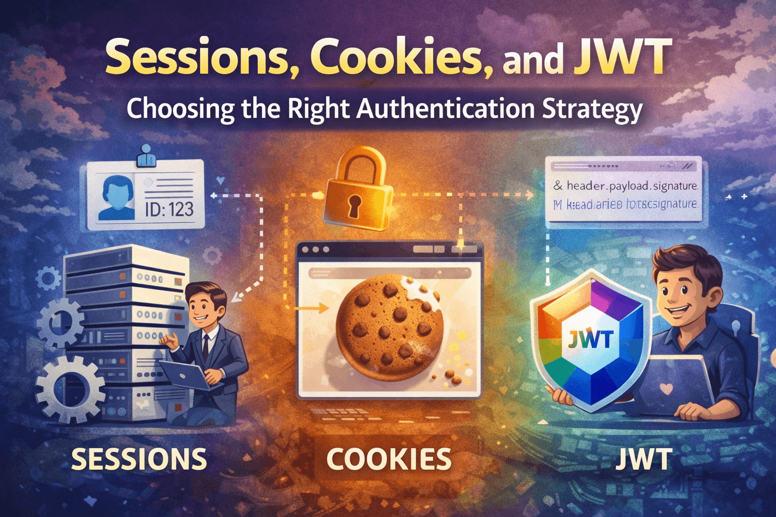 Sessions, Cookies, and JWT: Choosing the Right Authentication Strategy