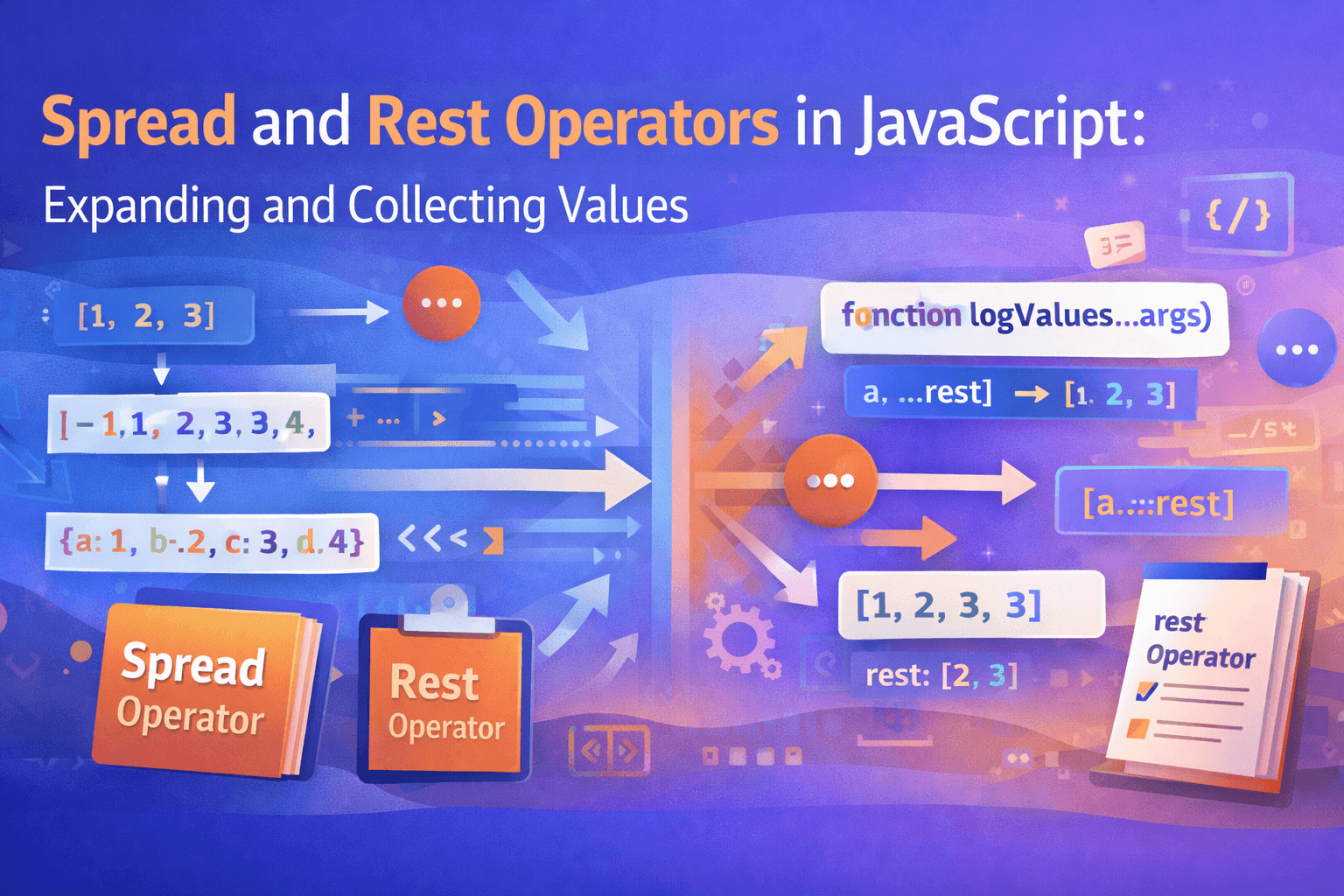 Spread and Rest Operators in JavaScript: Expanding and Collecting Values